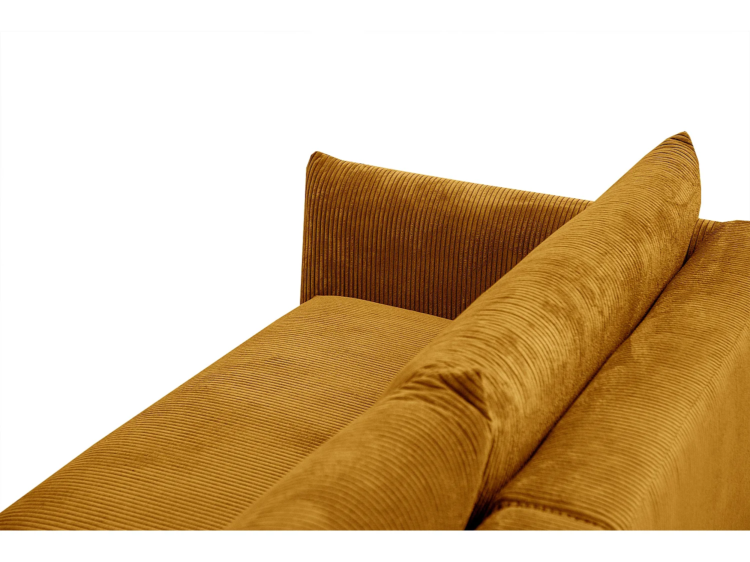 TAUER Ecksofa 5-Sitzer, safran
