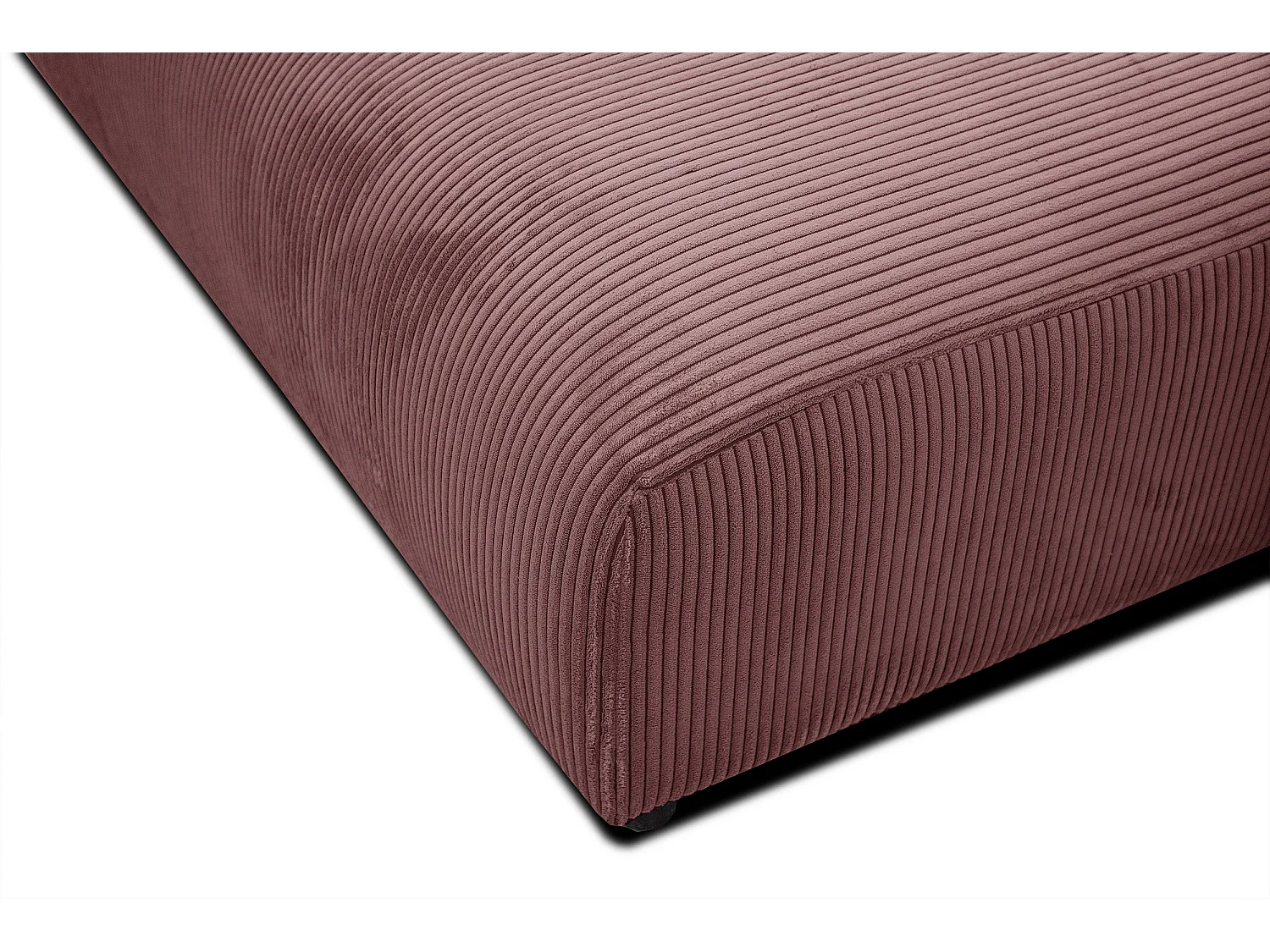 TAUER Ecksofa 5-Sitzer, altrosa