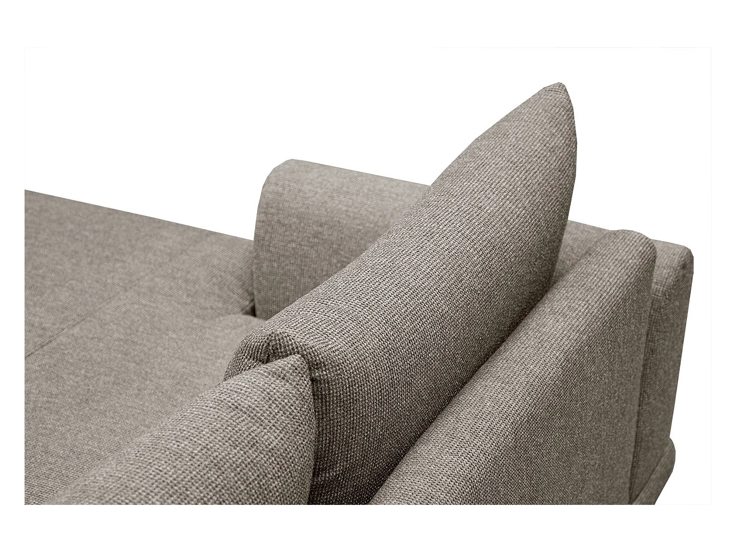 ADRIA Ecksofa 4-Sitzer links, taupe