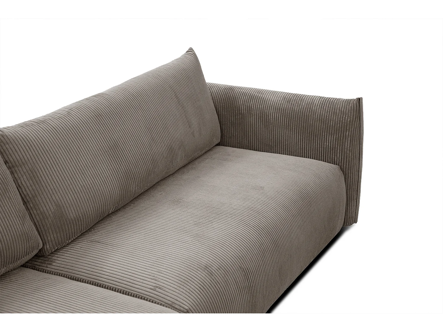 TAUER Ecksofa 5-Sitzer, taupe