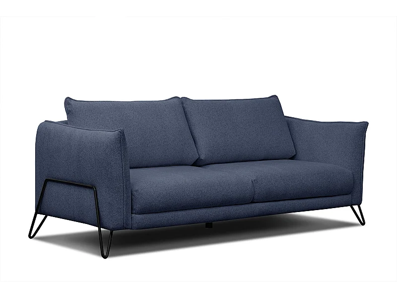 HOSTEN Sofa 3-Sitzer, dunkelblau