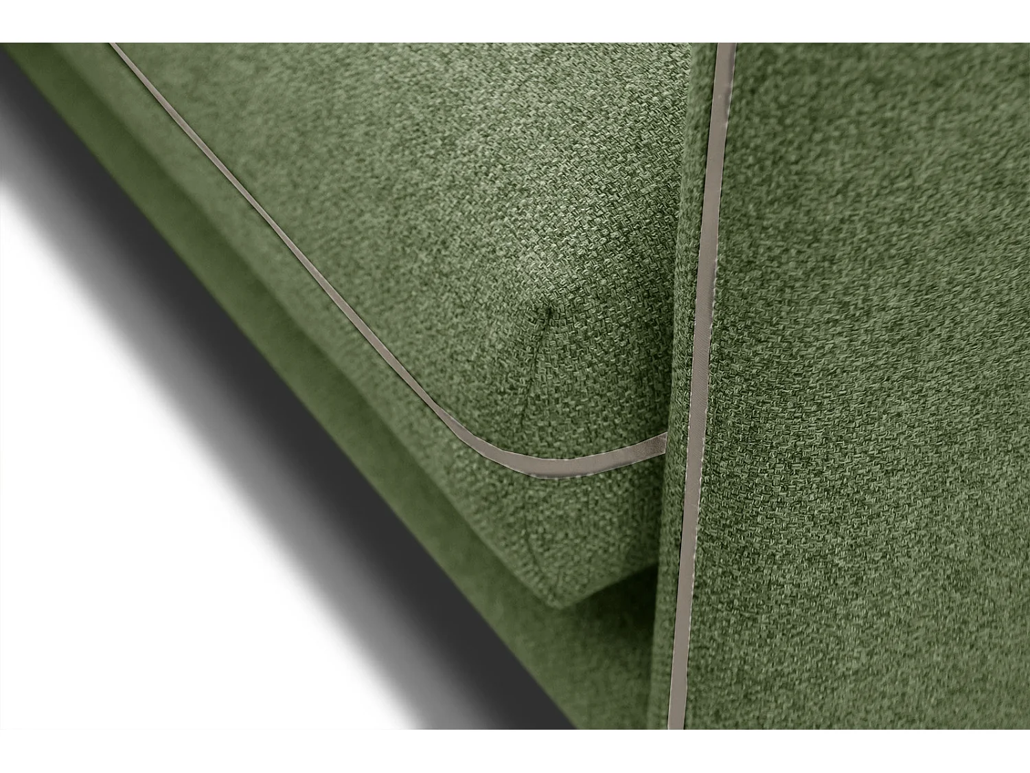 SOGEL Ecksofa 4-Sitzer links, olive