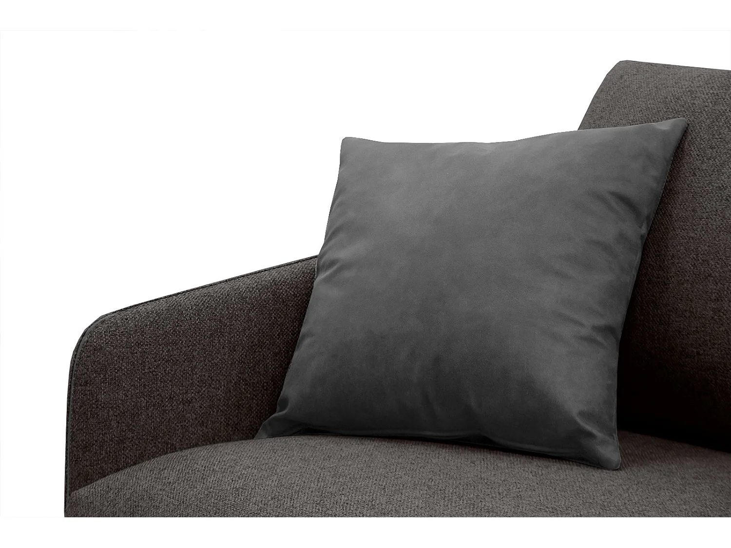 SOGEL Ecksofa 4-Sitzer rechts, graphit