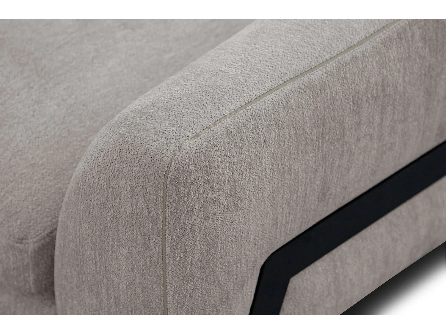 WINTER Ecksofa 4-Sitzer links, taupe