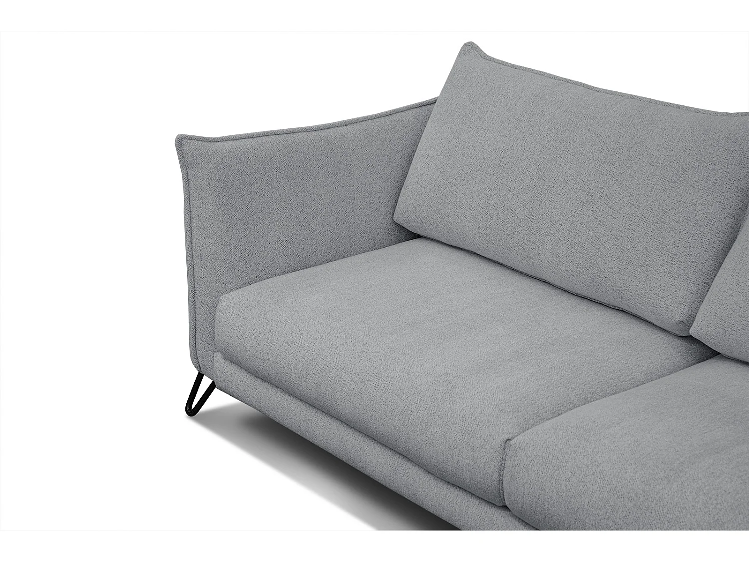 HOSTEN Sofa 3-Sitzer, grau