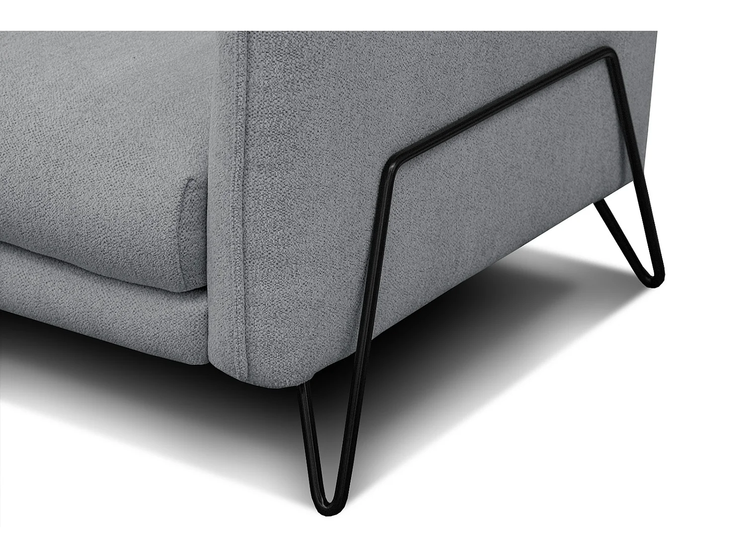 HOSTEN Sofa 3-Sitzer, grau