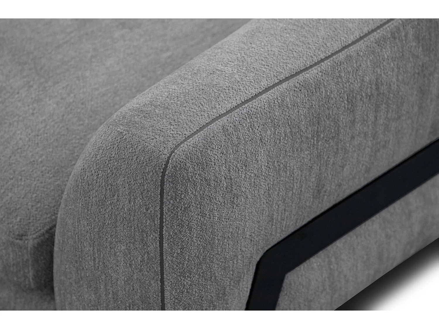 WINTER Ecksofa 4-Sitzer links, grau