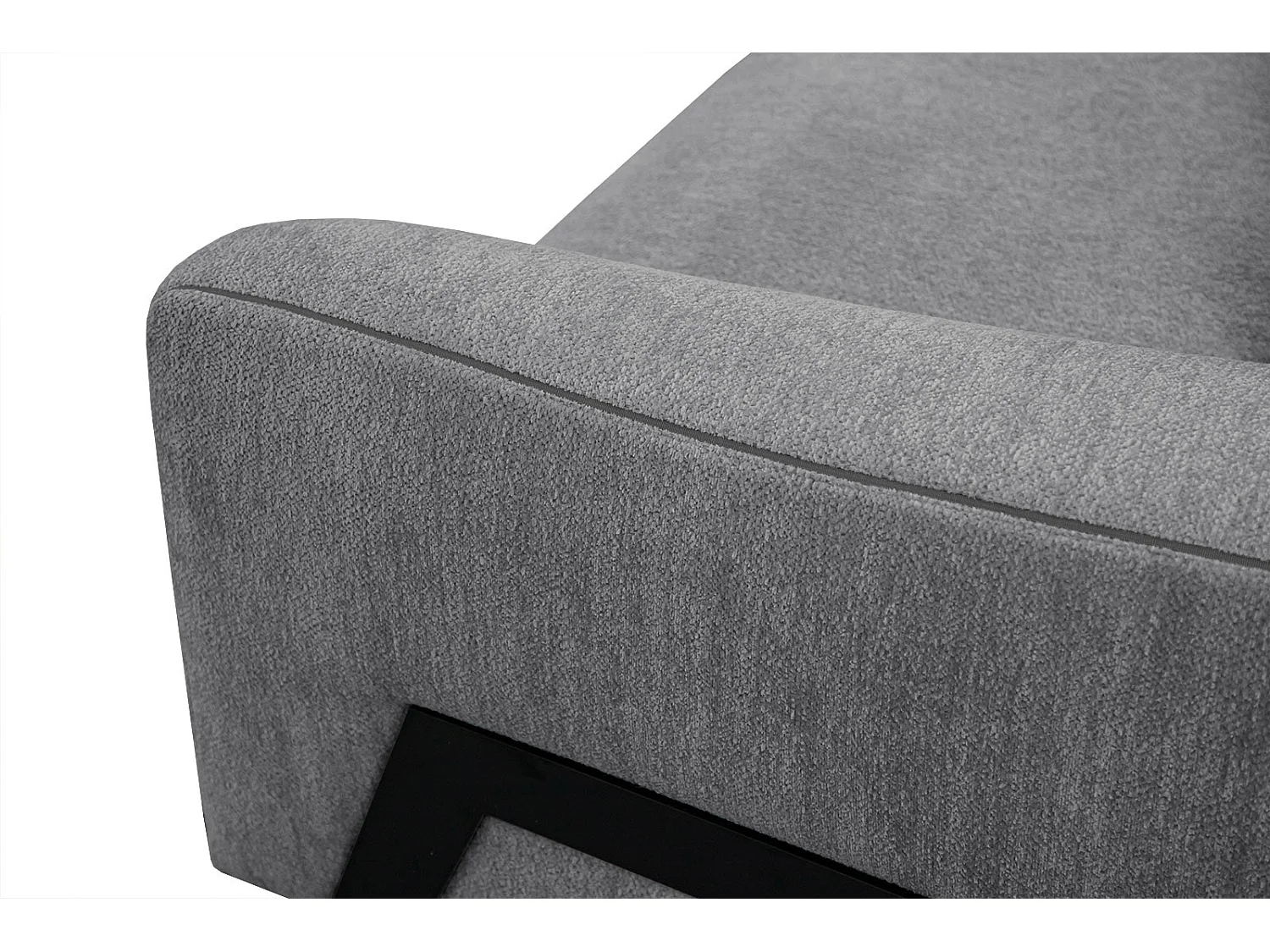 WINTER Ecksofa 4-Sitzer links, grau