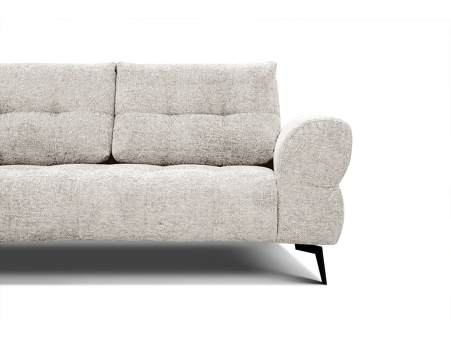 SALVINI Ecksofa 5-Sitzer links, ecru