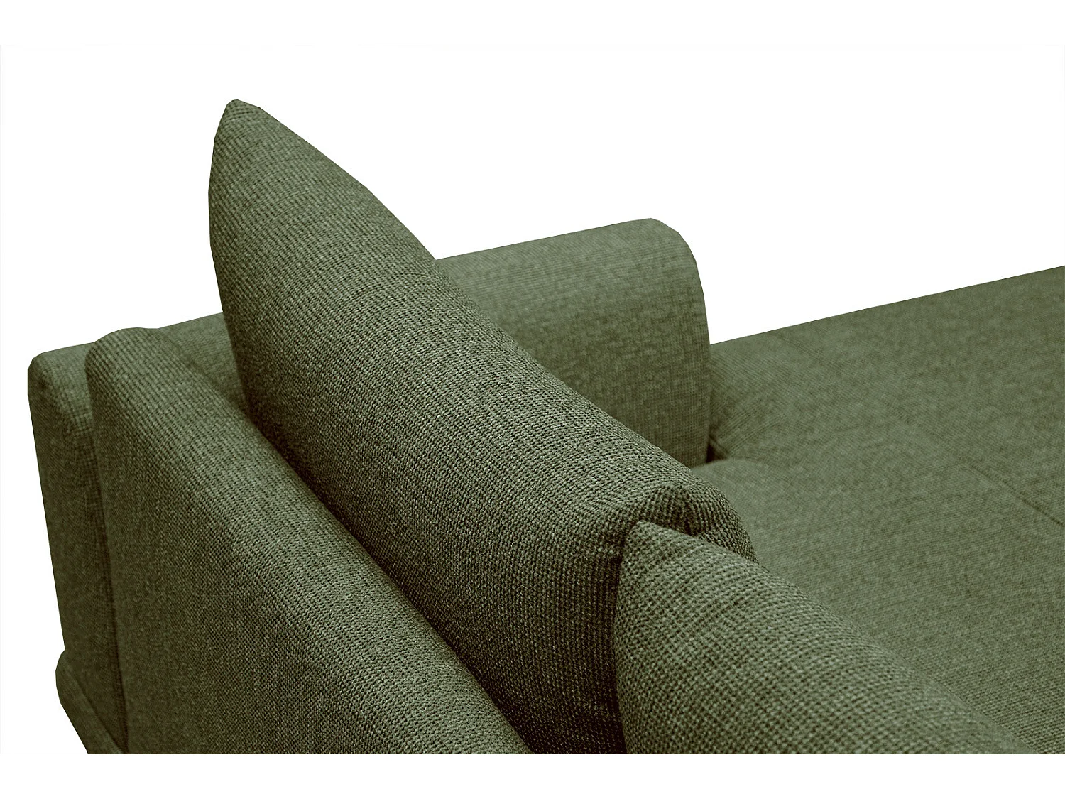 ADRIA Ecksofa 4-Sitzer rechts, olive