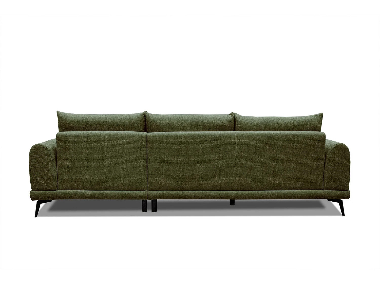 ADRIA Ecksofa 4-Sitzer rechts, olive