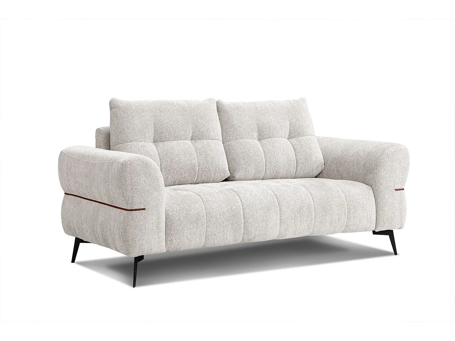 SALVINI Sofa 2,5-Sitzer, perlweiß