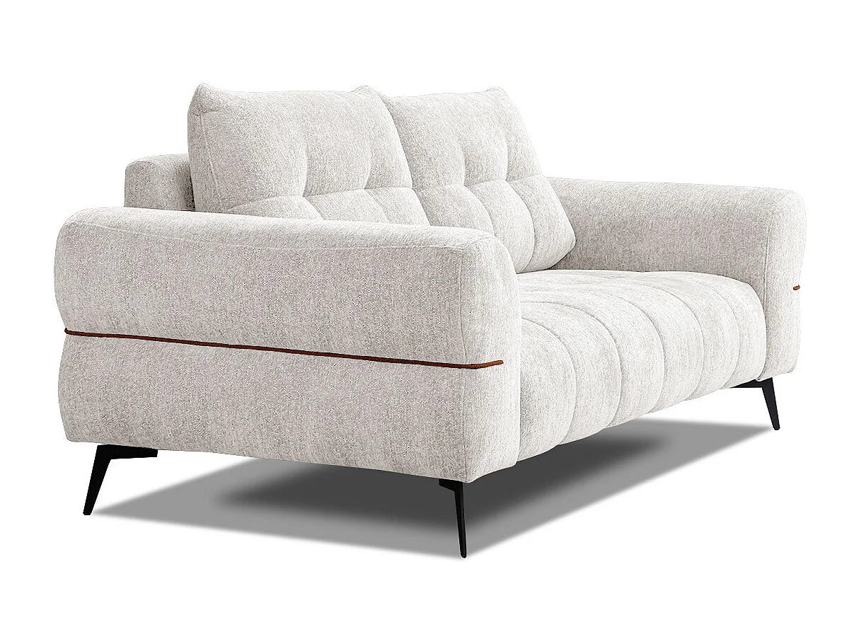 SALVINI Sofa 2,5-Sitzer, perlweiß