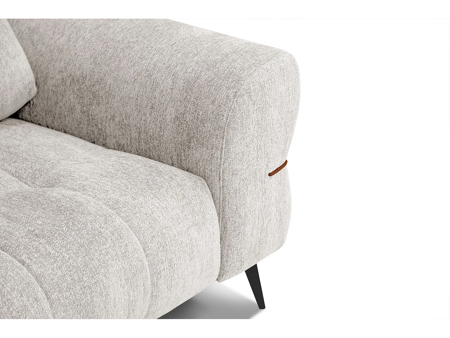 SALVINI Sofa 2,5-Sitzer, perlweiß