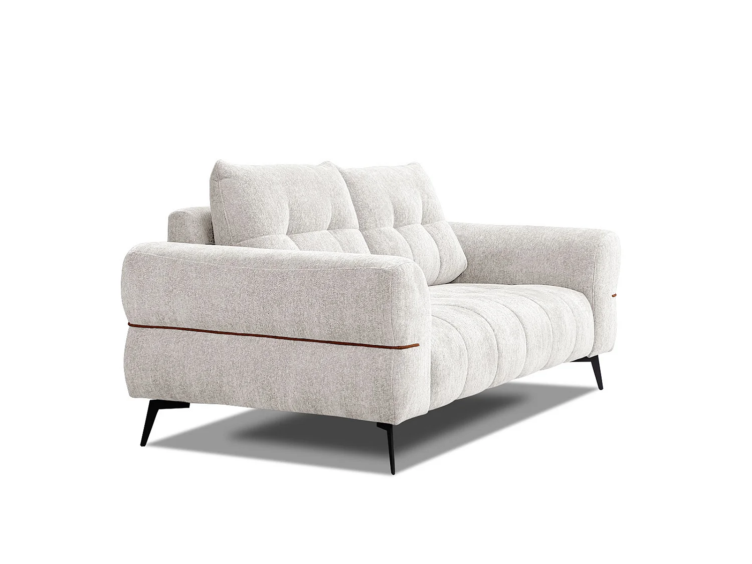 SALVINI Sofa 2,5-Sitzer, perlweiß