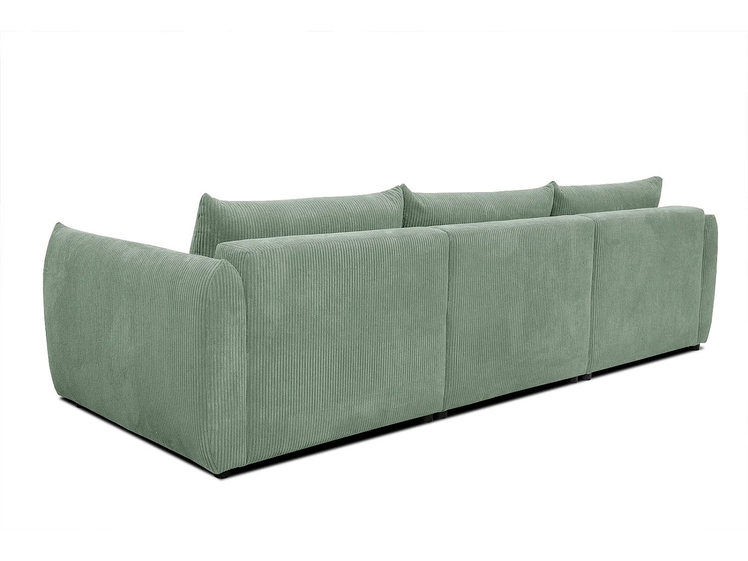 TAUER Ecksofa 5-Sitzer links, mint