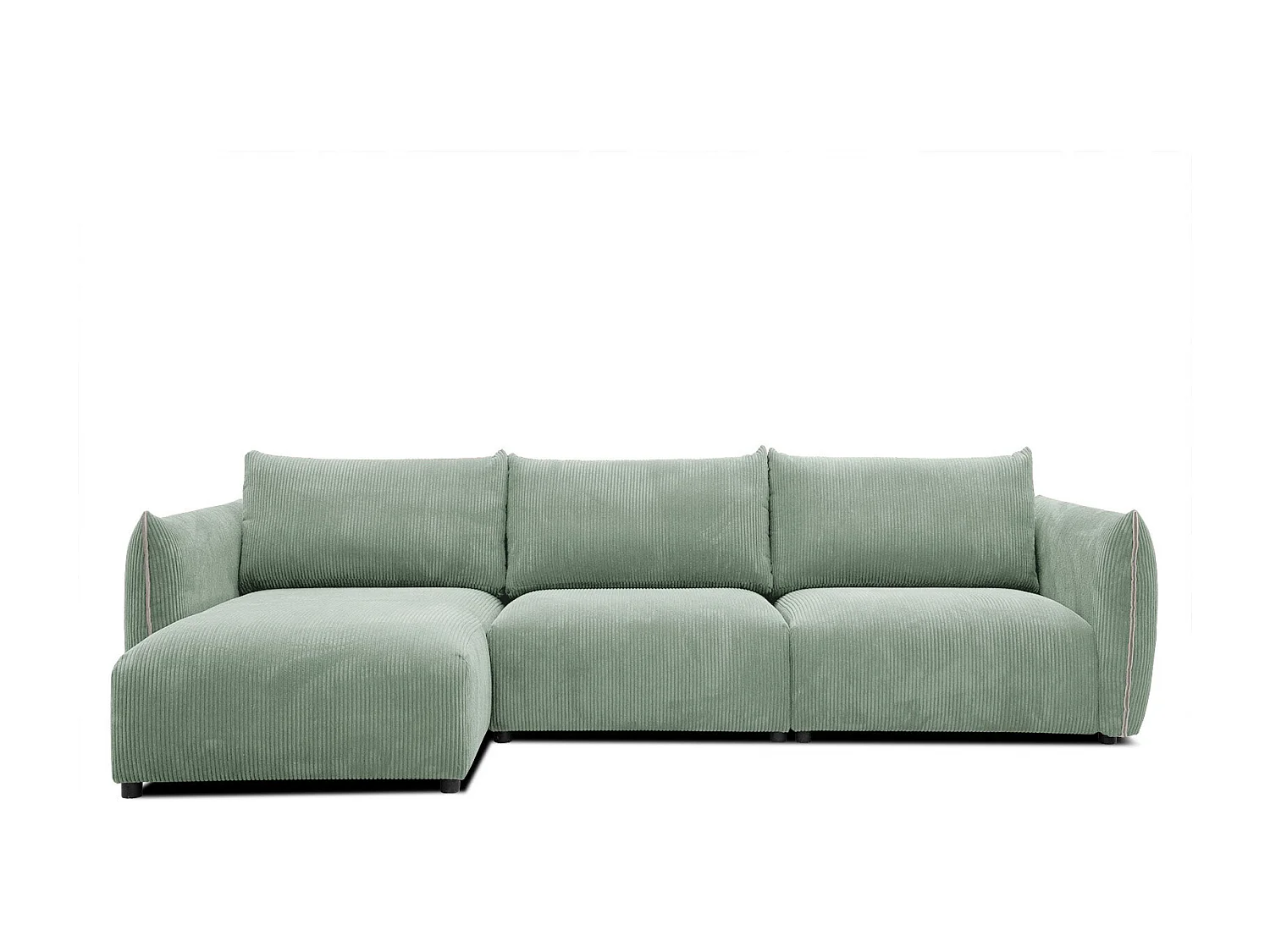 TAUER Ecksofa 5-Sitzer links, mint