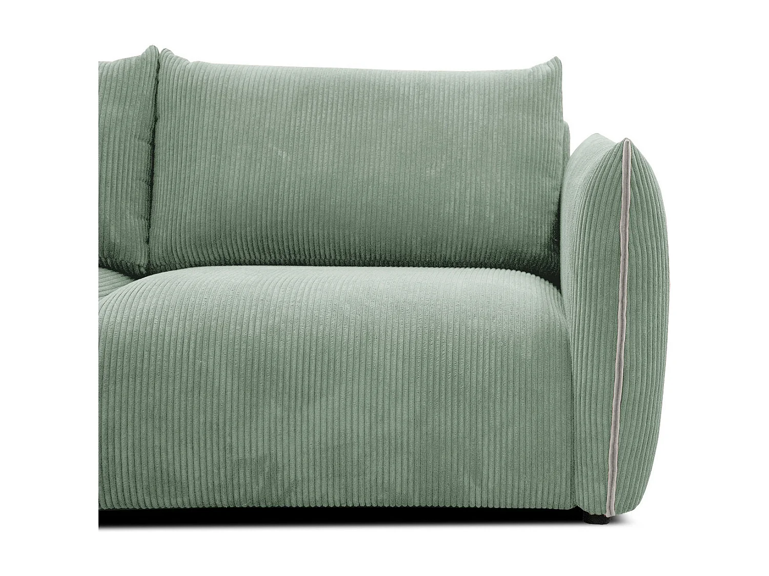 TAUER Ecksofa 5-Sitzer links, mint