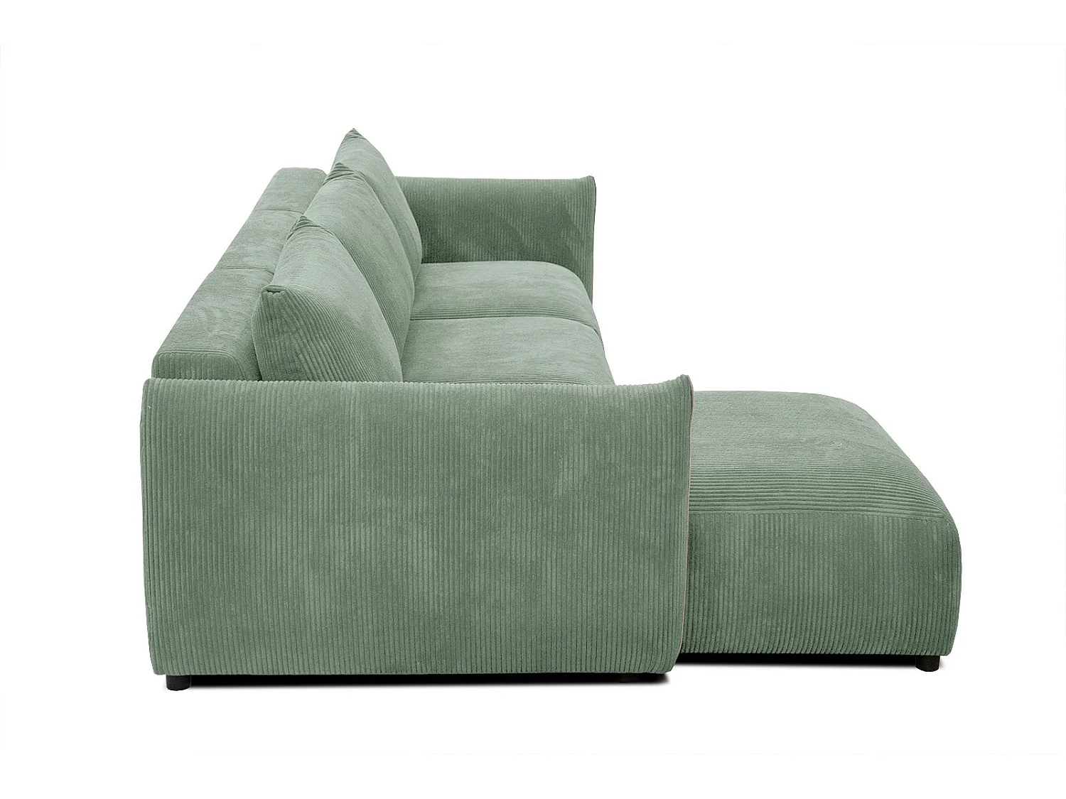 TAUER Ecksofa 5-Sitzer links, mint