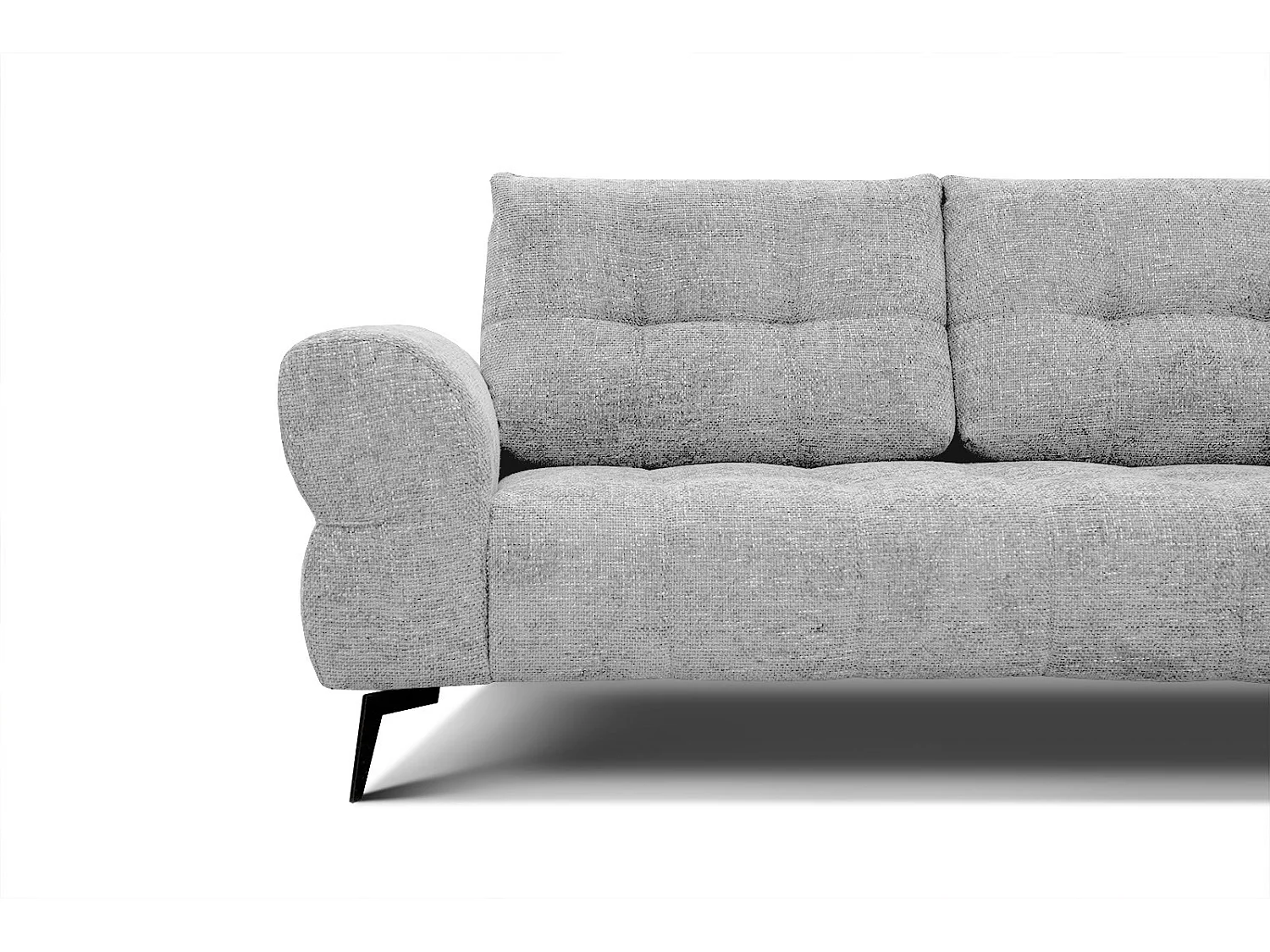 SALVINI Ecksofa 5-Sitzer rechts, hellgrau