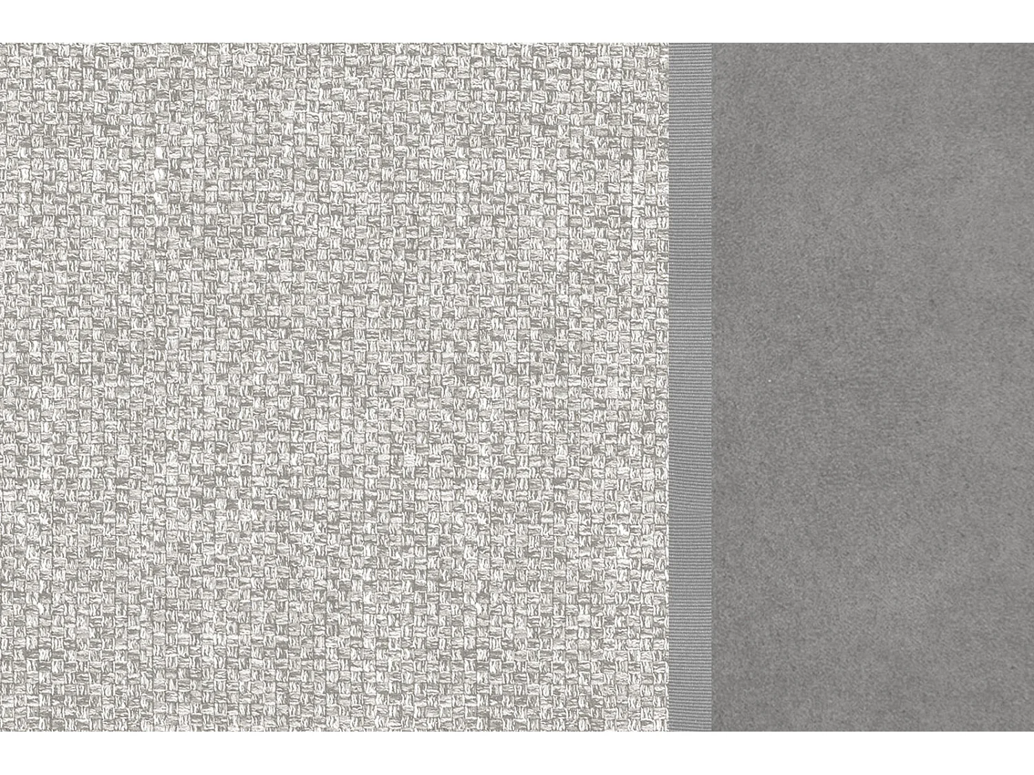 SOGEL Ecksofa 4-Sitzer rechts, hellgrau