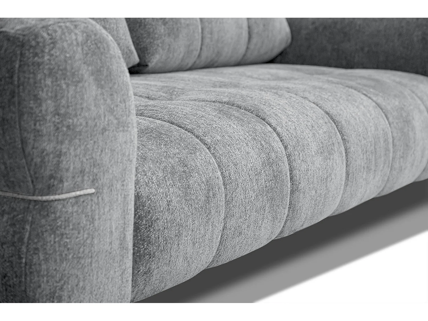 SALVINI Sofa 3-Sitzer, grau