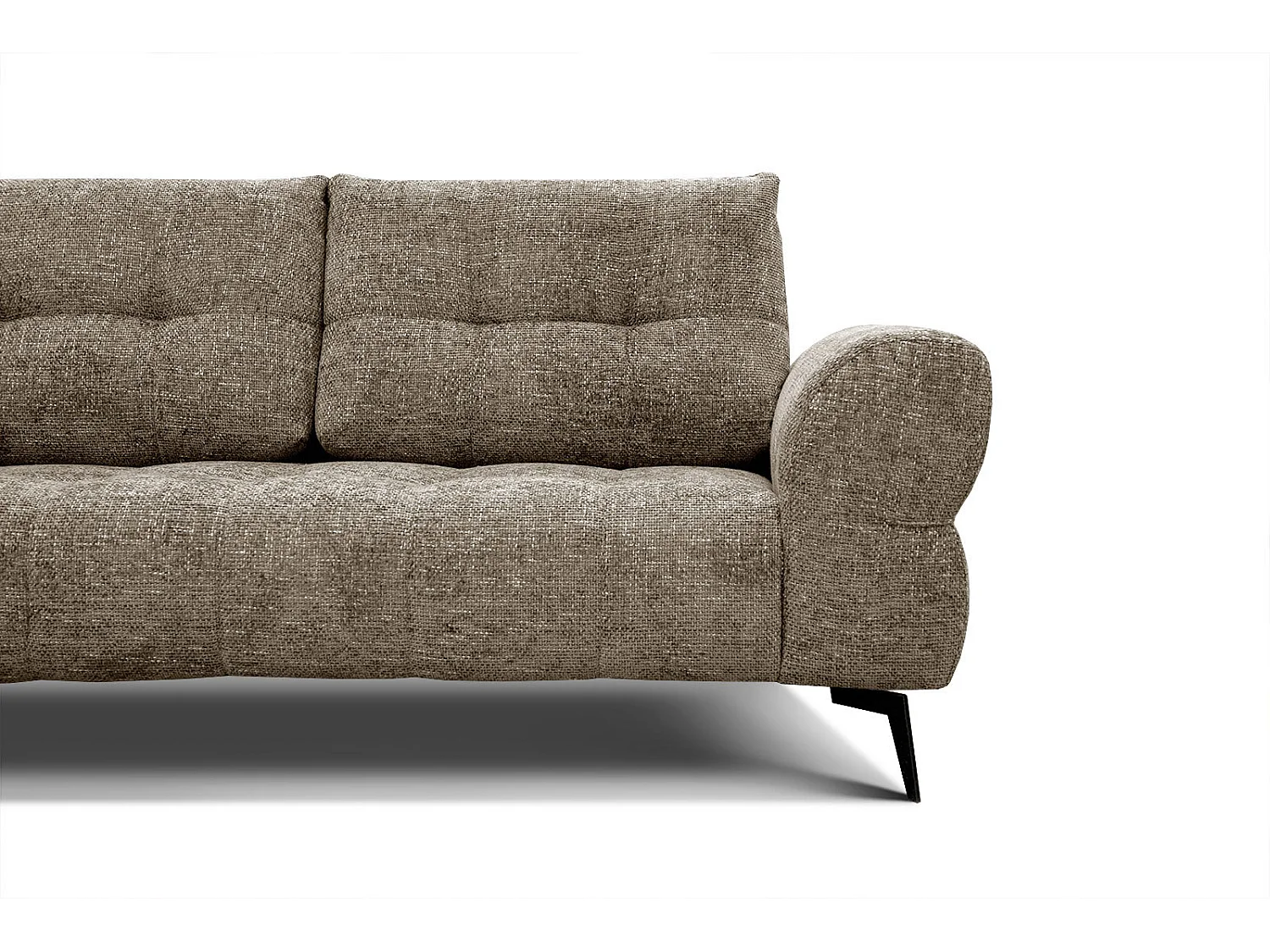 SALVINI Ecksofa 5-Sitzer links, taupe