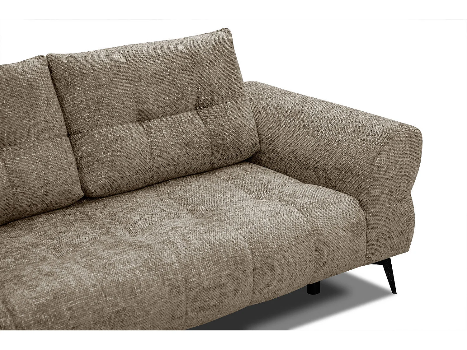 SALVINI Ecksofa 5-Sitzer links, taupe