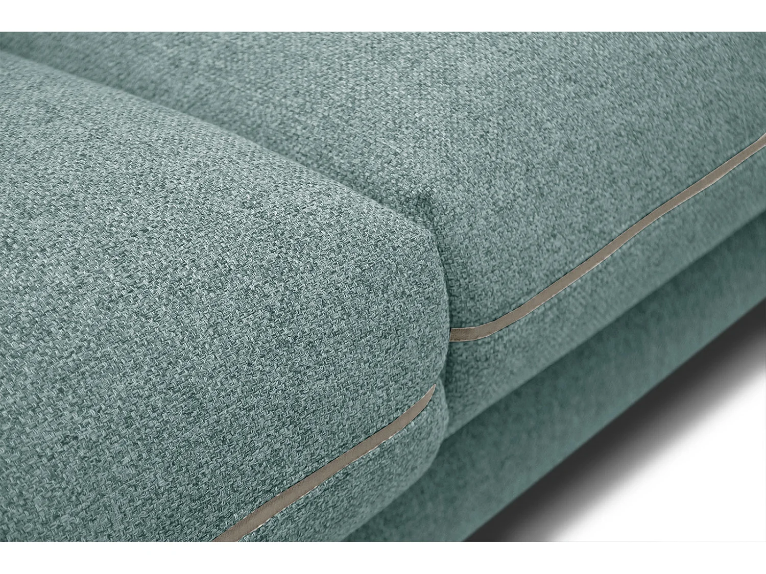 SOGEL Ecksofa 4-Sitzer links, minzegrün