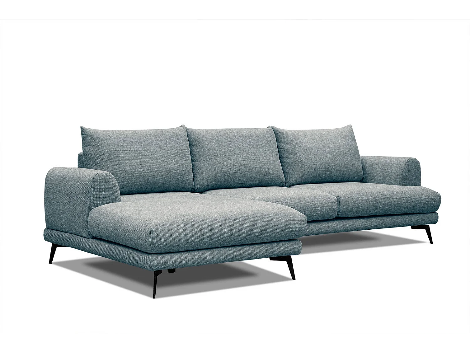 ADRIA Ecksofa 4-Sitzer links, mint