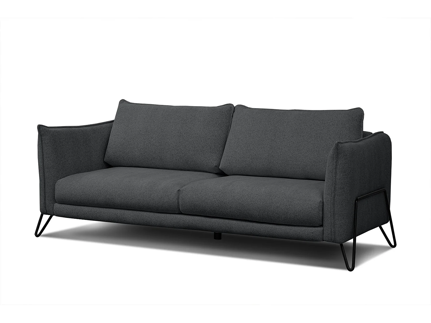 HOSTEN Sofa 3-Sitzer, graphit