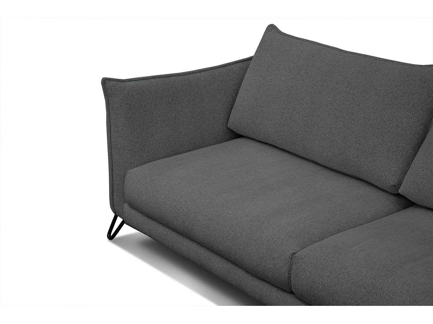 HOSTEN Sofa 3-Sitzer, graphit