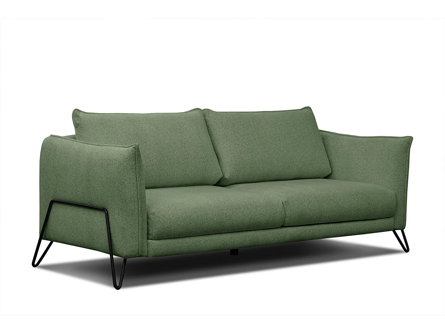 HOSTEN Sofa 3-Sitzer, dunkelgrün