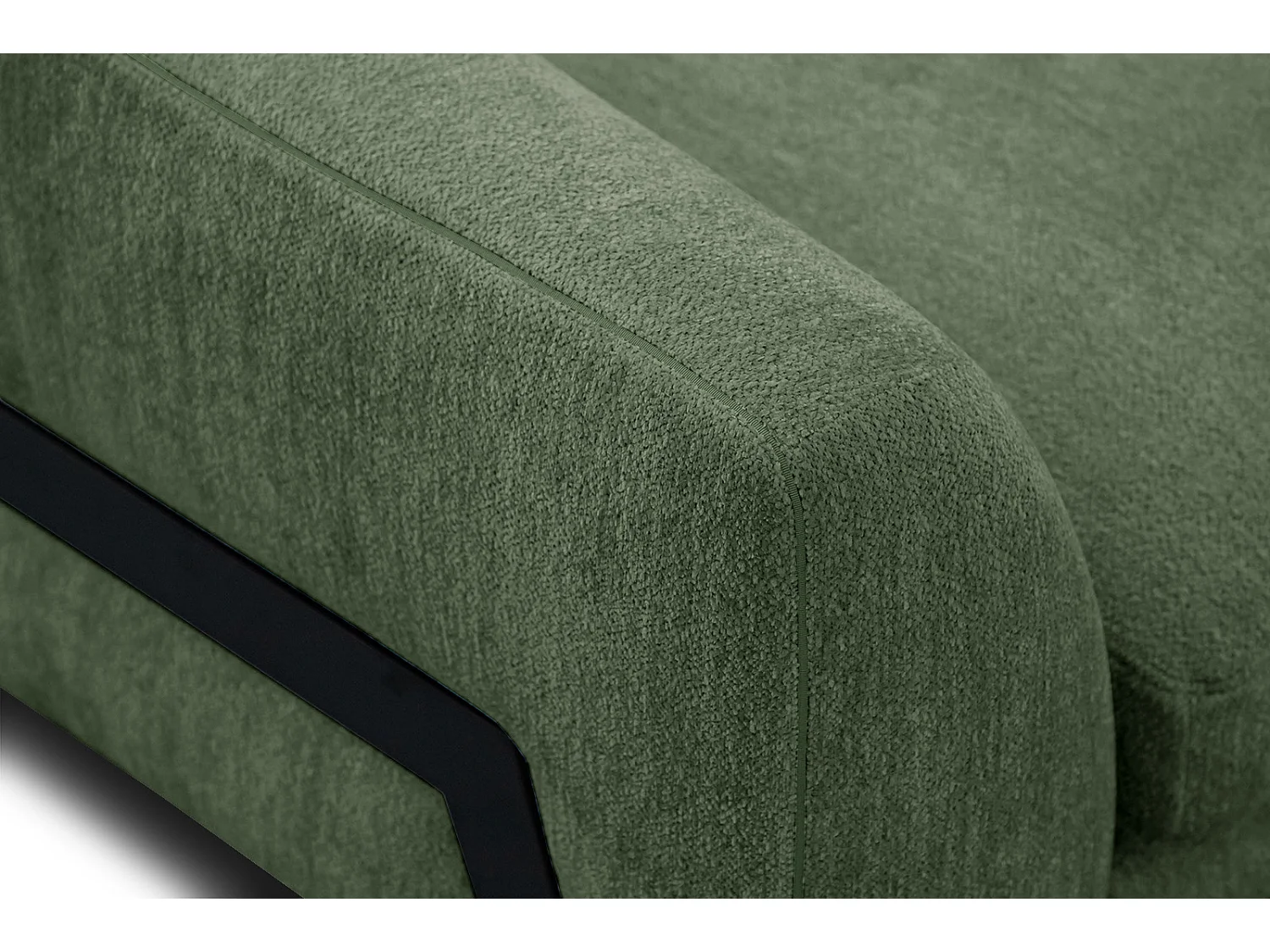 WINTER Ecksofa 4-Sitzer rechts, dunkelgrün