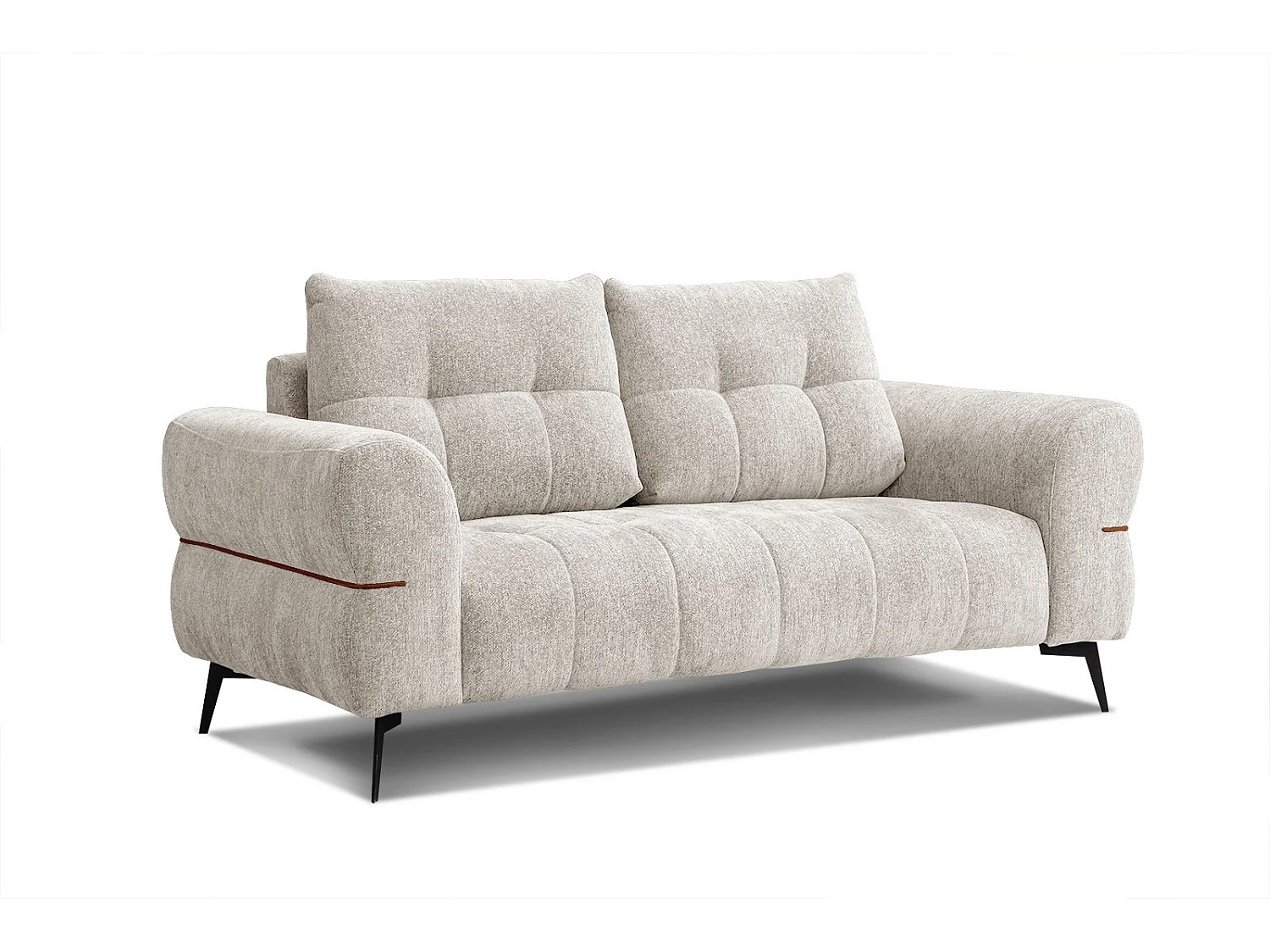 SALVINI Sofa 2,5-Sitzer, ecru