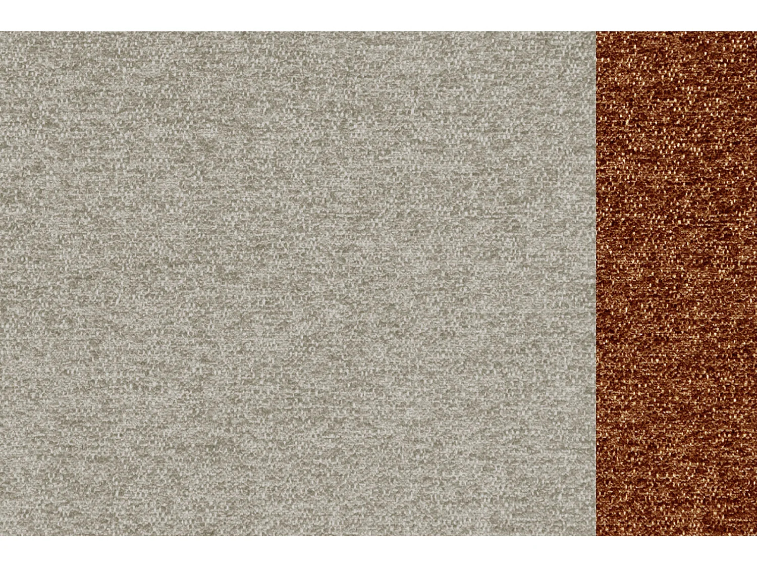 Canapé droit 3 places tissu beige - Salvini