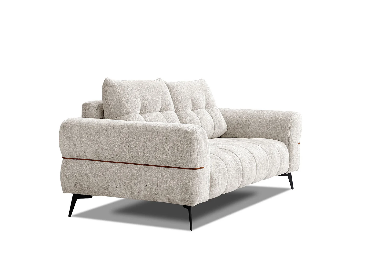 SALVINI Sofa 2,5-Sitzer, ecru