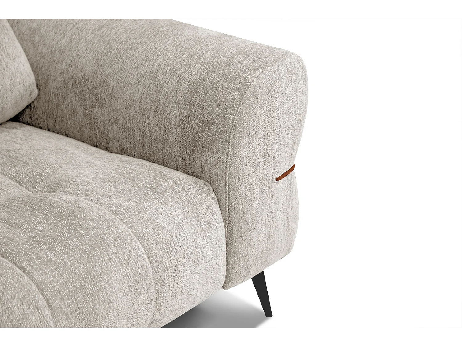 SALVINI Sofa 2,5-Sitzer, ecru