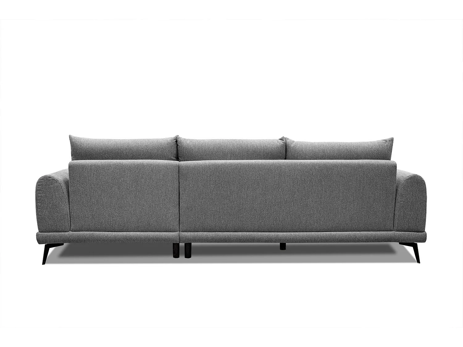ADRIA Ecksofa 4-Sitzer rechts, grau