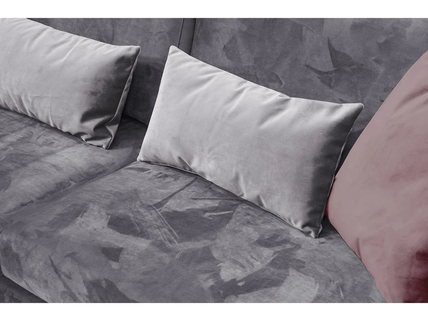 FIGARI Sofa 3-Sitzer, mauvegrau