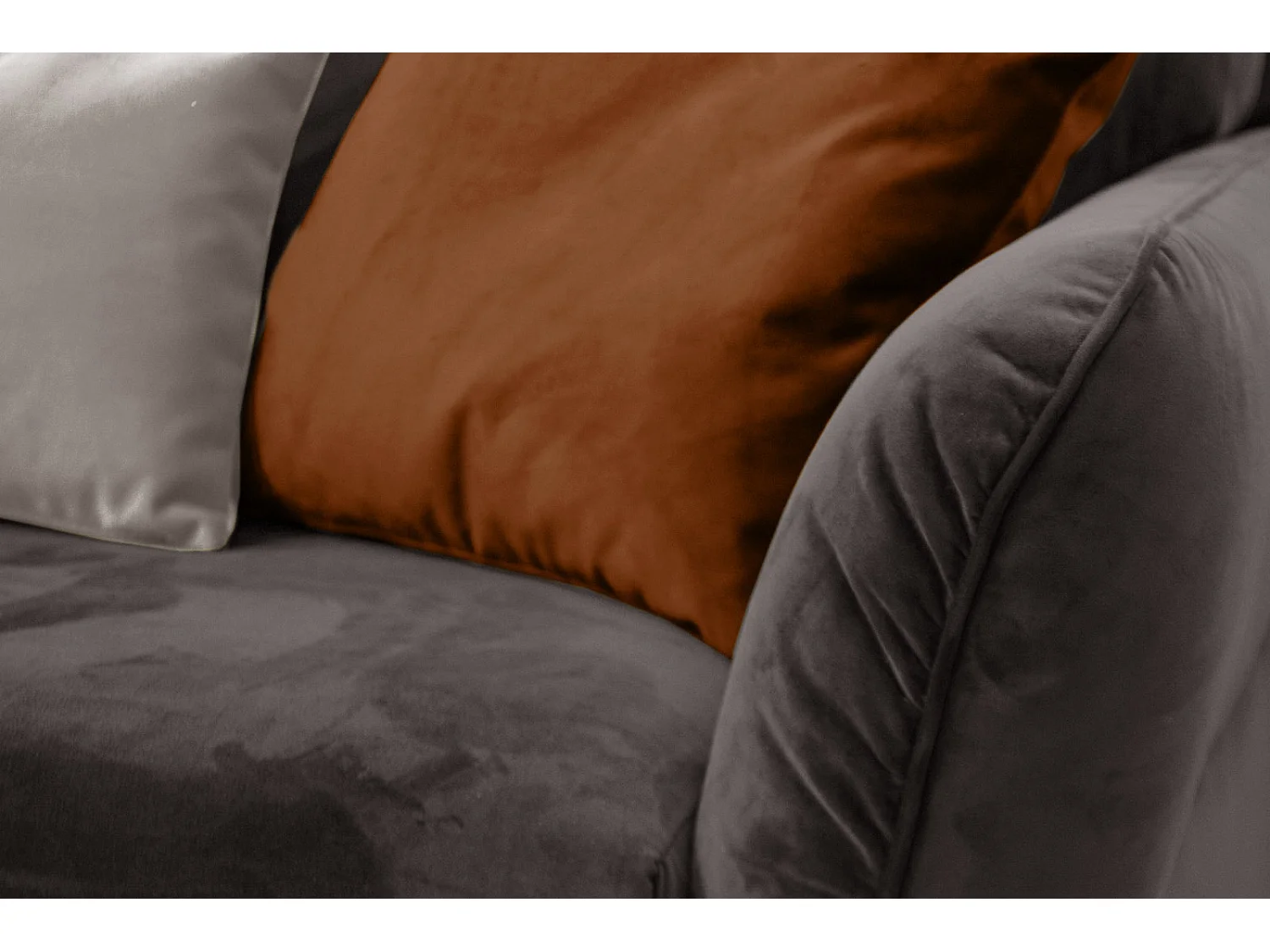 FIGARI Sofa 3-Sitzer, dunkelbraun