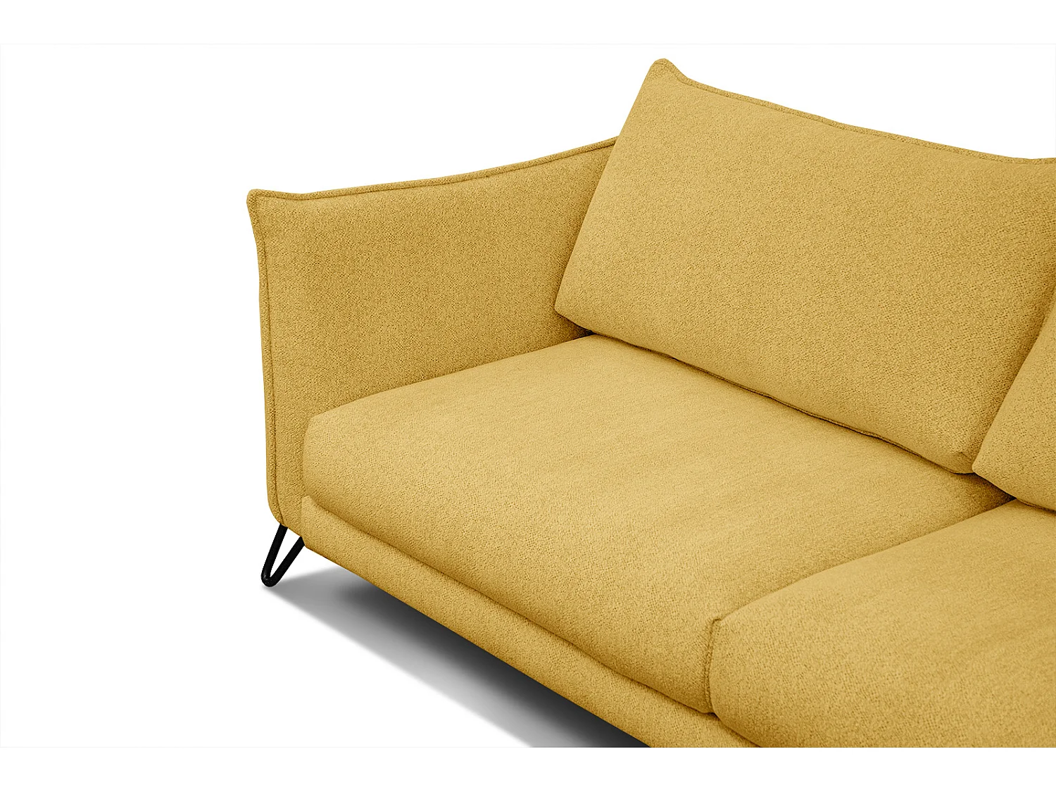 HOSTEN Sofa 3-Sitzer, senfgelb