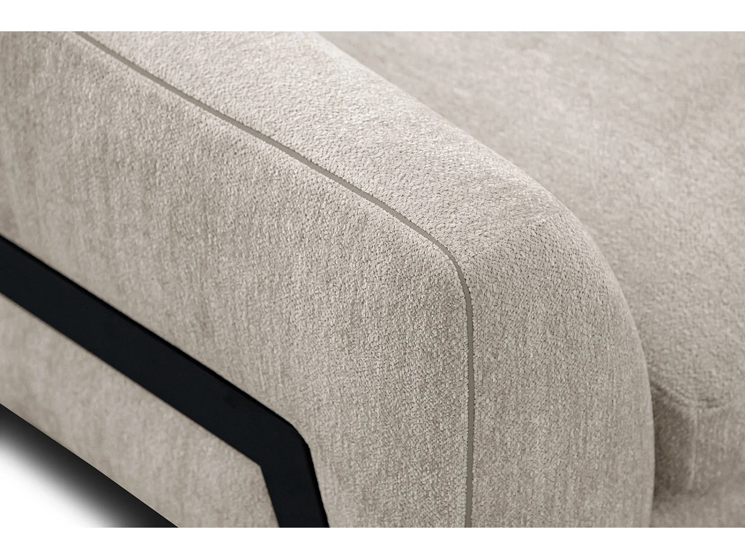 WINTER Ecksofa 4-Sitzer rechts, ecru