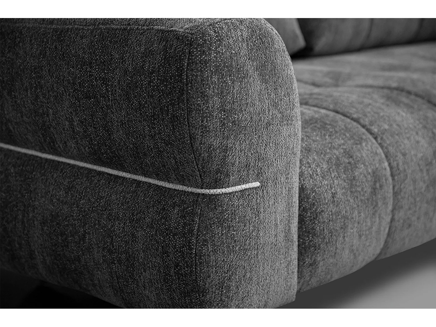 SALVINI Sofa 2,5-Sitzer, graphit