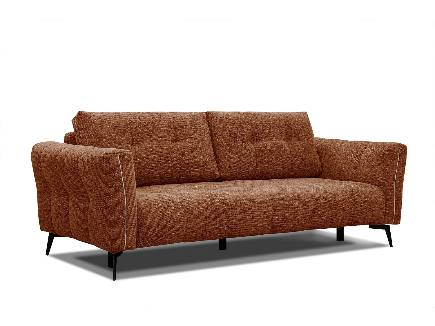 KALMER Sofa 3-Sitzer, dunkelorange