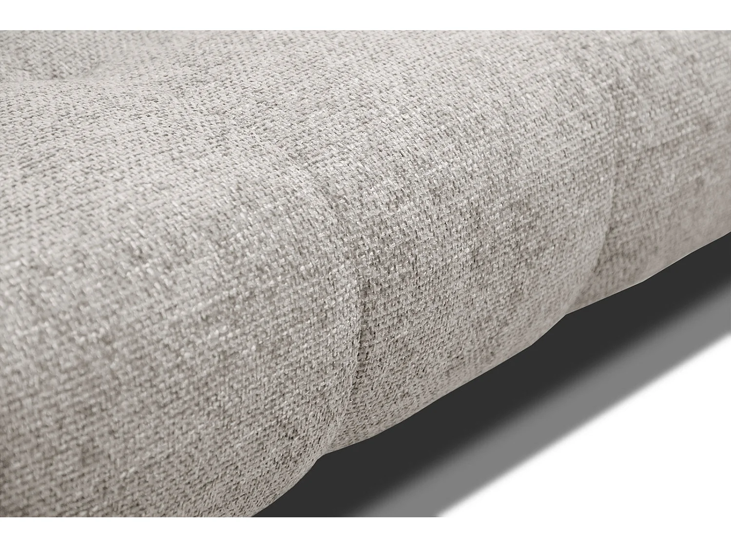 Canapé droit 3 places XXL tissu écru