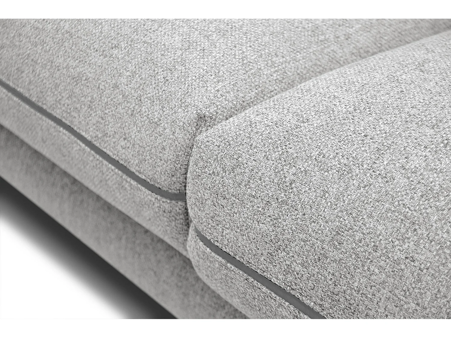 SOGEL Sofa 2,5-Sitzer, hellgrau