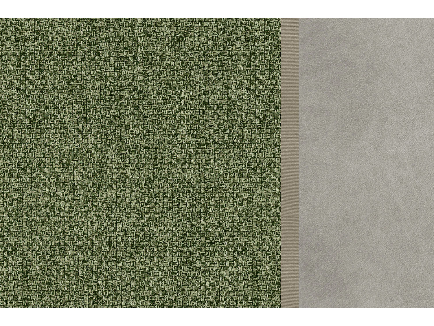 SOGEL Sofa 2,5-Sitzer, olive