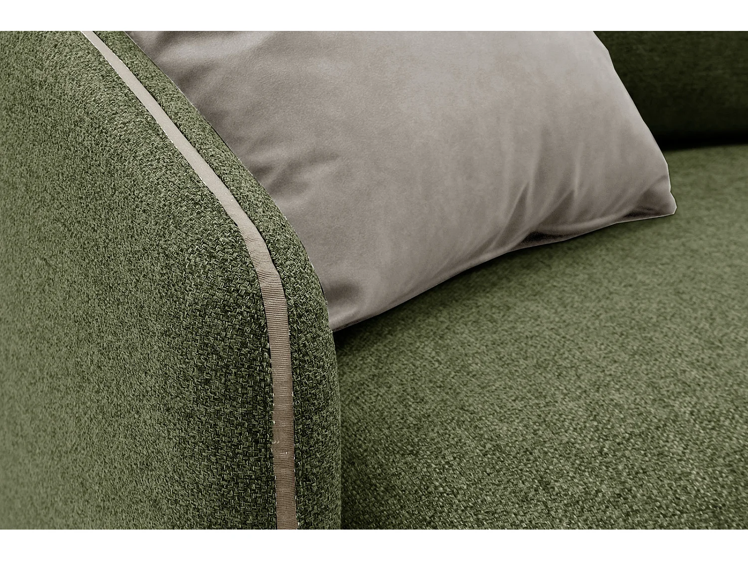 SOGEL Sofa 2,5-Sitzer, olive