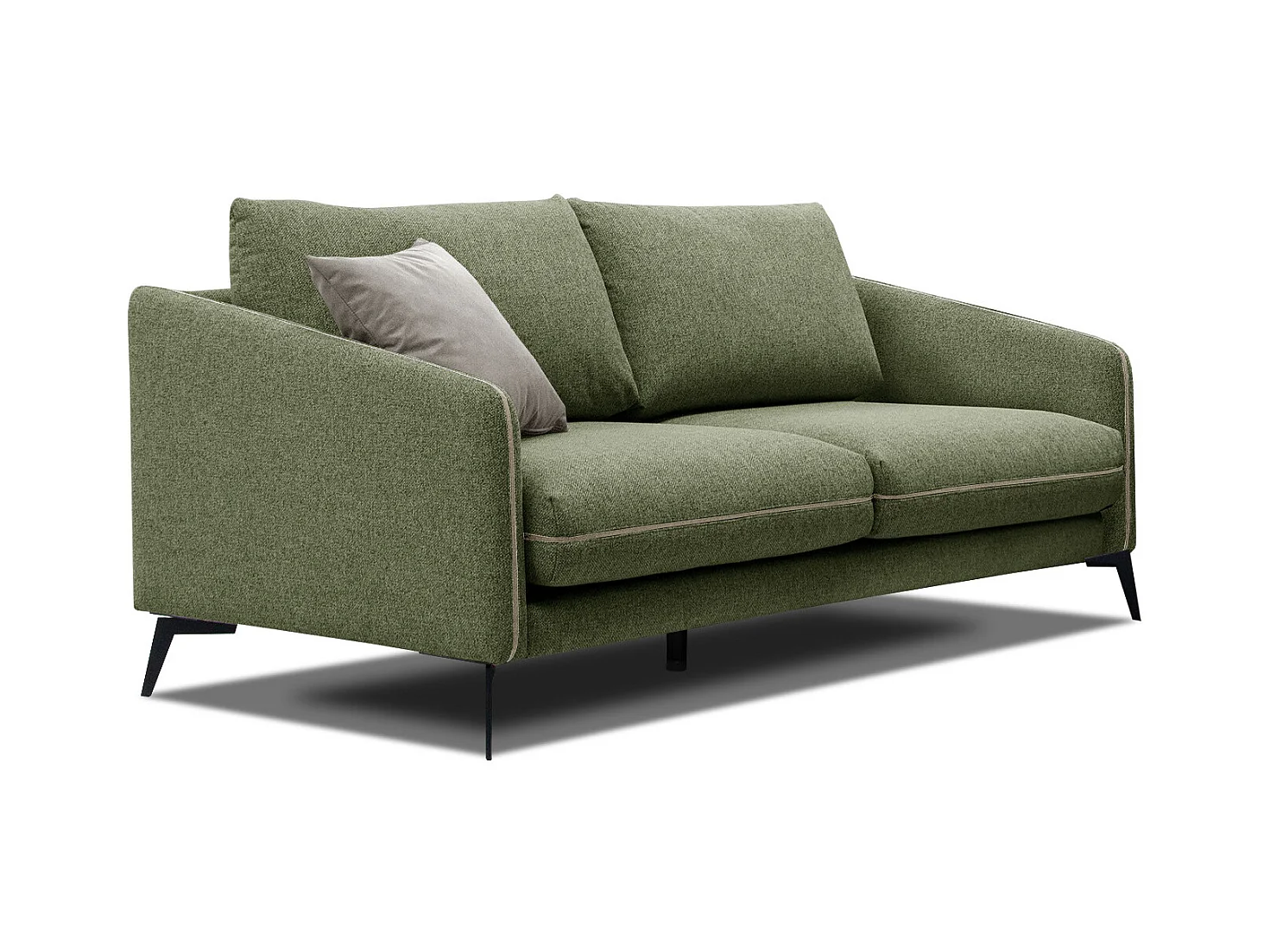 CANAPE SOGEL 2,5-sitzer tissu vert